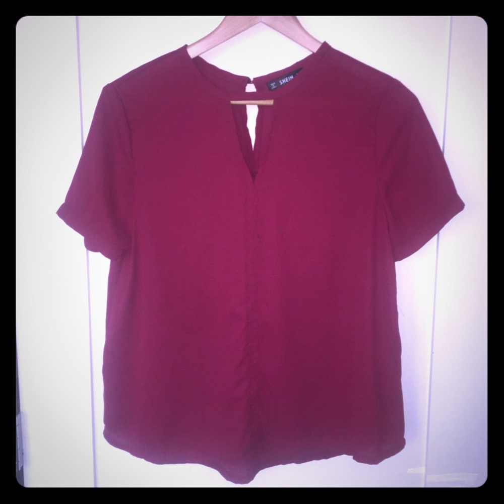 Keyhole blouse